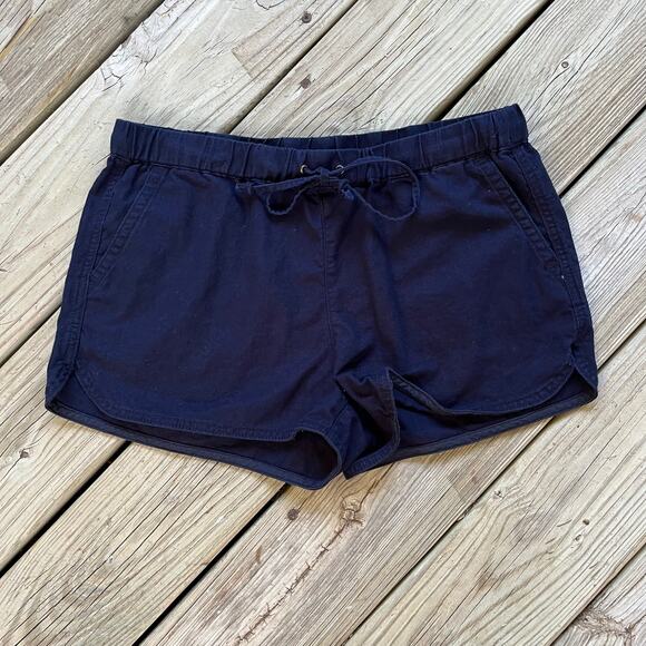 J.Crew Women's Linen Cotton Blend Navy Shorts Size S - Picture 1 of 6